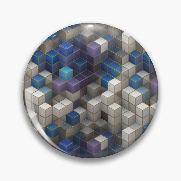 Item preview, Three-dimensional Cubes Pattern designed and sold by RafaelLima7.