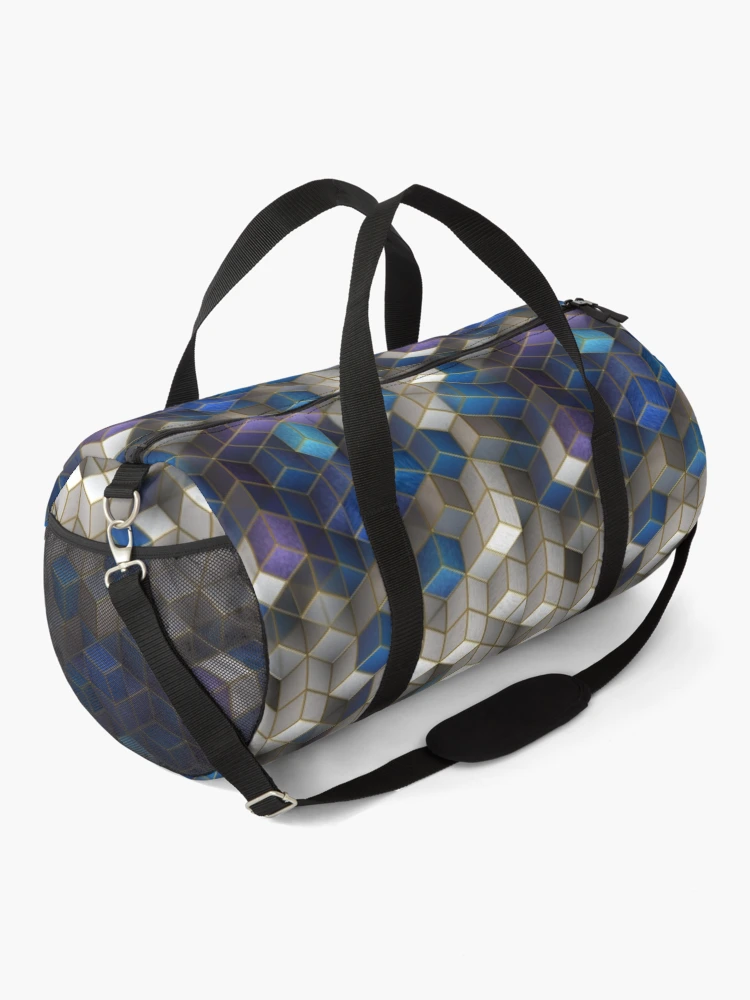 Thumbnail 2 of 3, Duffle Bag, Three-dimensional Cubes Pattern designed and sold by RafaelLima7.