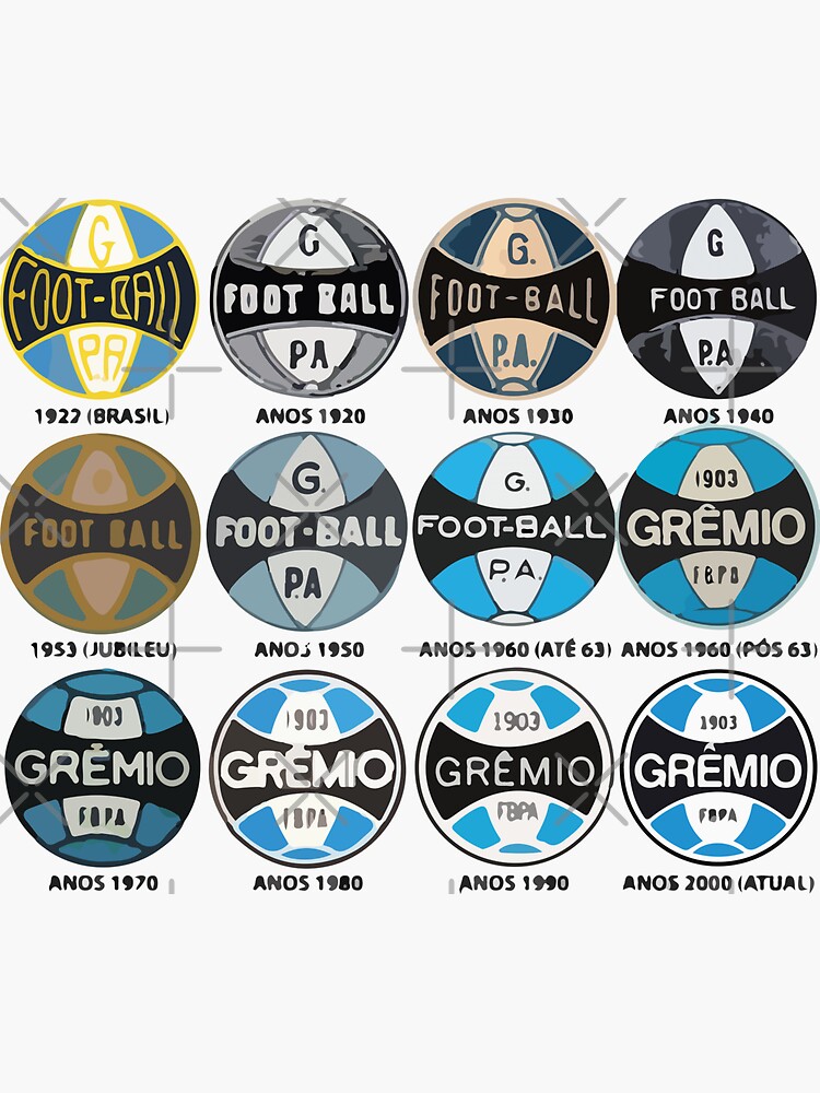 Grêmio campeão mundial de futebol Sticker for Sale by Gutto75