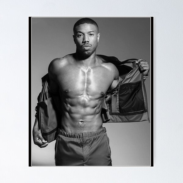 Michael B. Jordan Handsome American Actor Creed Art Wall Poster