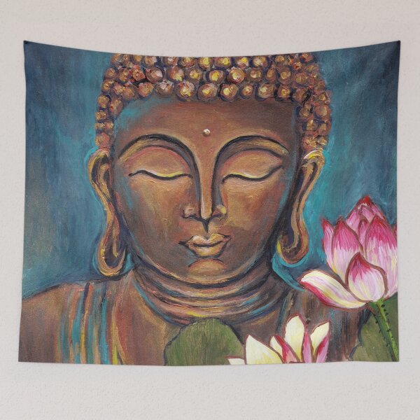 Item preview, Gautama Buddha and Lotus Flower  designed and sold by RheaRealm.