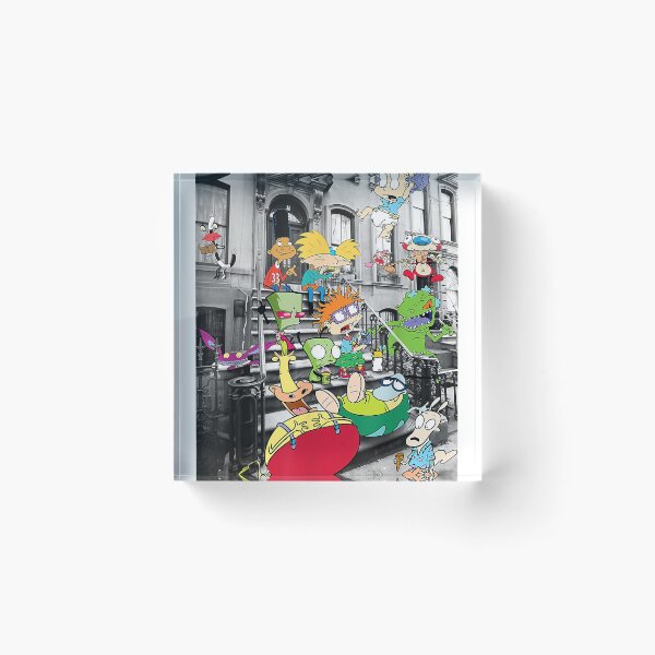Item preview, Nickelodeon Classic Nicktoons Hanging On Stoop designed and sold by resourceinterna.
