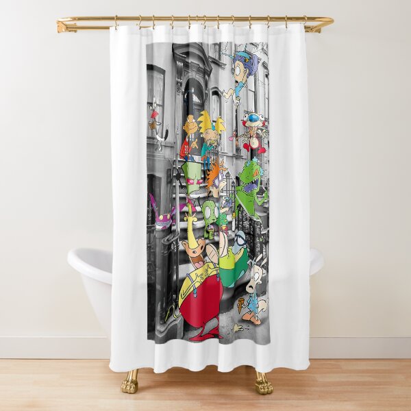 Item preview, Nickelodeon Classic Nicktoons Hanging On Stoop designed and sold by resourceinterna.