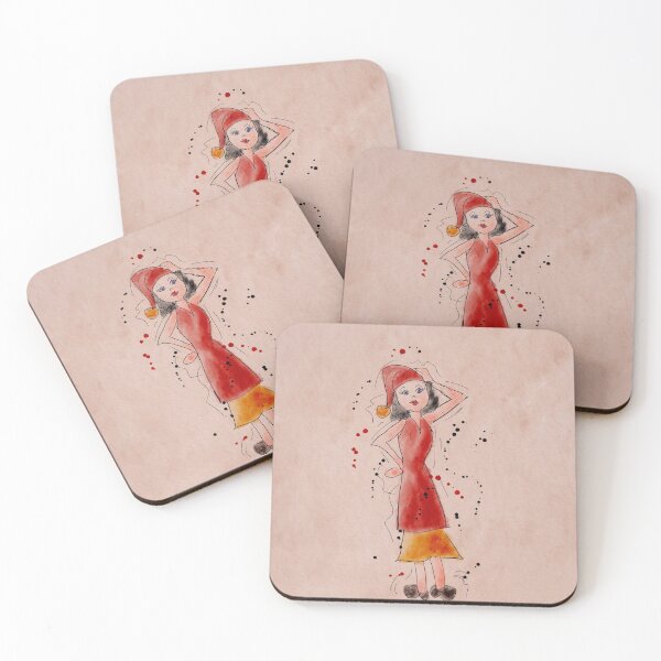 Item preview, Happy Christmas Dancing Diva Elf designed and sold by Jane Domenech.