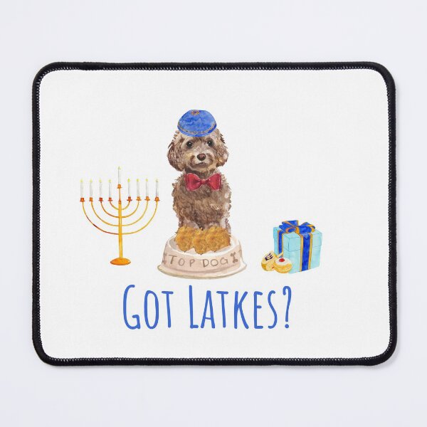 Item preview, Got Latkes? Cute Hanukkah Cavoodle Labradoodle Celebrates Hanukkah  designed and sold by thekosherhub.