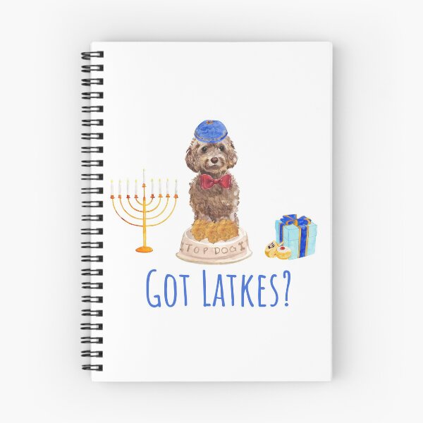 Item preview, Got Latkes? Cute Hanukkah Cavoodle Labradoodle Celebrates Hanukkah  designed and sold by thekosherhub.
