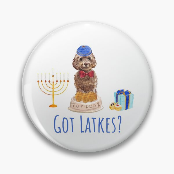 Item preview, Got Latkes? Cute Hanukkah Cavoodle Labradoodle Celebrates Hanukkah  designed and sold by thekosherhub.