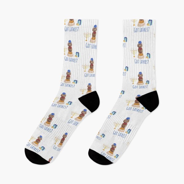 Item preview, Got Latkes? Cute Hanukkah Cavoodle Labradoodle Celebrates Hanukkah  designed and sold by thekosherhub.