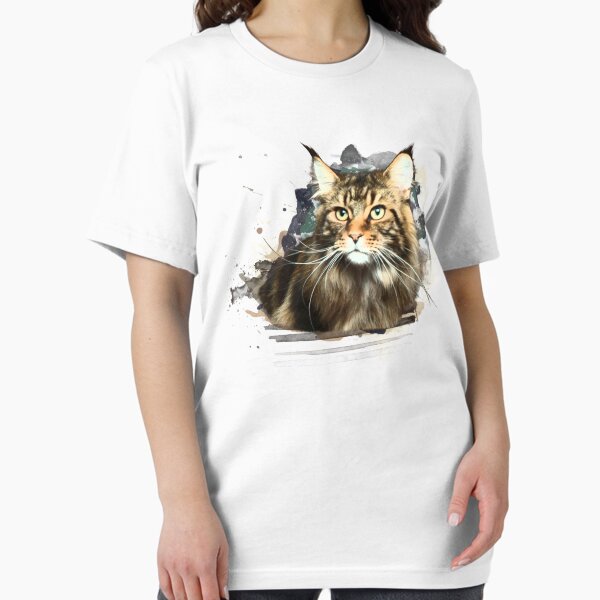 Item preview, Maine coon art designed and sold by HaruArt.