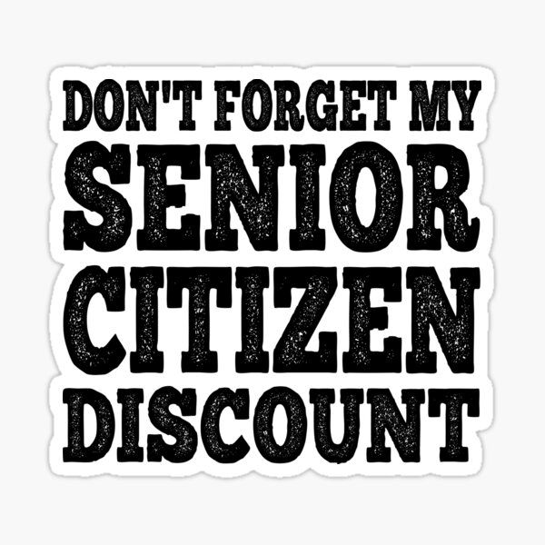 30 years senior citizen birthday' Sticker