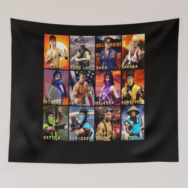 Item preview, Mortal Kombat 2 SNES Character Portraits Essential T-Shirt designed and sold by sandrarpetrone.