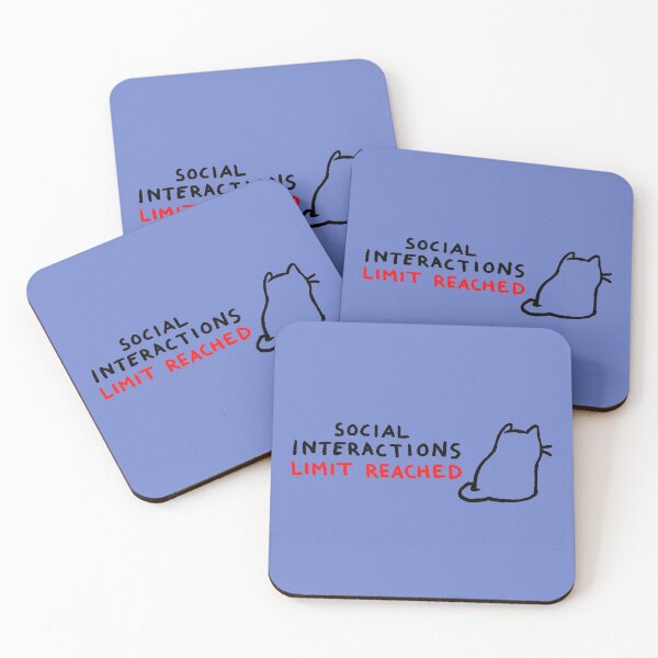 Item preview, Fox Shiver™ - Social Interactions Limit Reached designed and sold by Fox Shiver.
