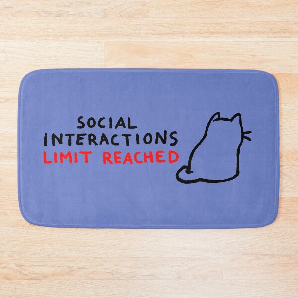 Item preview, Fox Shiver™ - Social Interactions Limit Reached designed and sold by Fox Shiver.