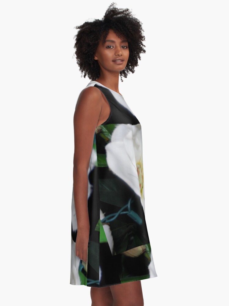 Alternate view of Cascading Bloom A-Line Dress