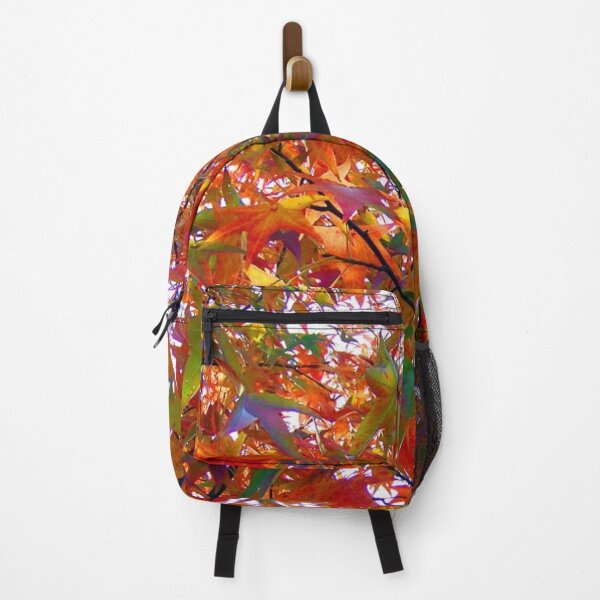 Item preview, Fall Autumn Forest Trees Red Orange Yellow Leaves, Fall Leaves Print designed and sold by silviaol.