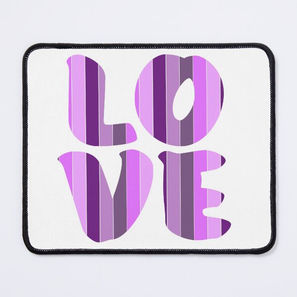 Item preview, Letters spelling LOVE with colorful stripes designed and sold by With My Hands By K.