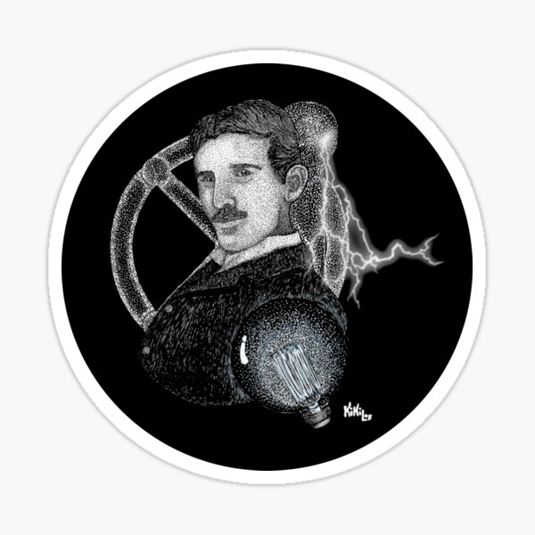 Nikola Tesla Pegatina