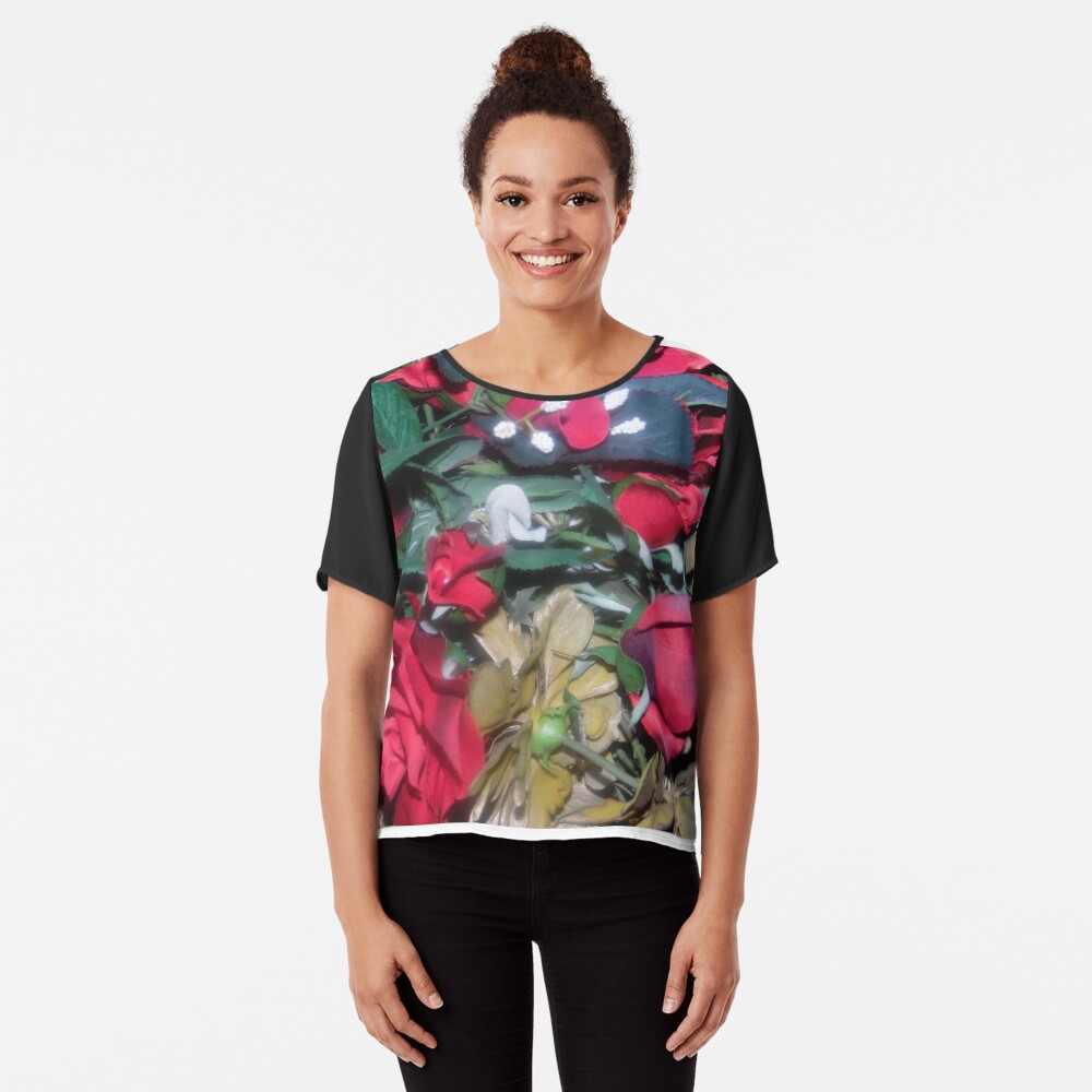Petals Collection Chiffon Top
