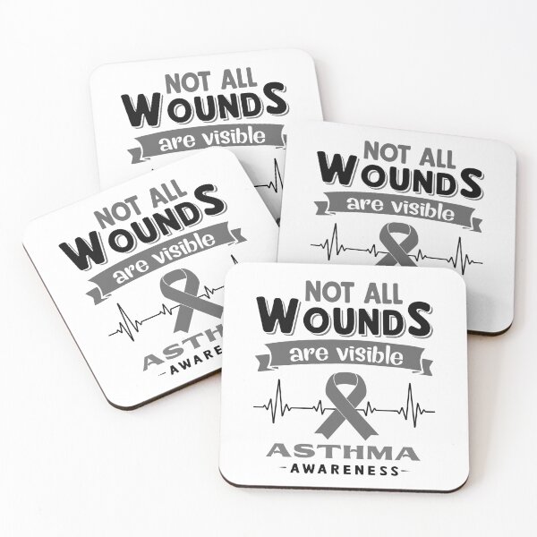 Item preview, Asthma Awareness Not All Wounds Are Visible designed and sold by Victormoratalla.