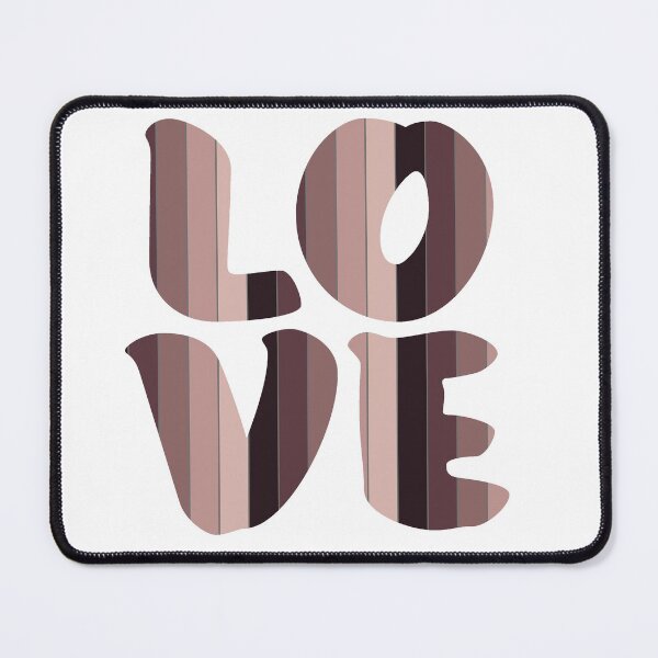 Item preview, Letters spelling LOVE with colorful stripes designed and sold by With My Hands By K.