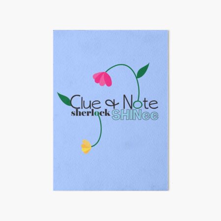 Clue & Note Art Board Print