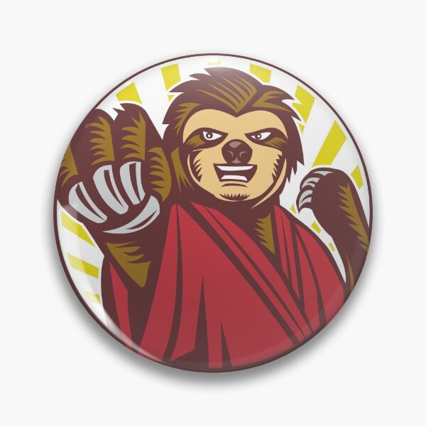 Item preview, Slow But Dangerous - Kung Fu Sloth designed and sold by Orangegrph.