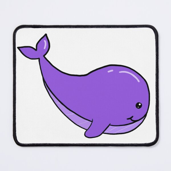 Item preview, purple whale designed and sold by Artworksbysil.