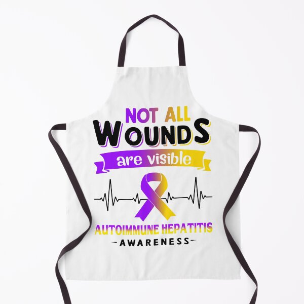 Item preview, Autoimmune Hepatitis Awareness Not All Wounds Are Visible designed and sold by Victormoratalla.