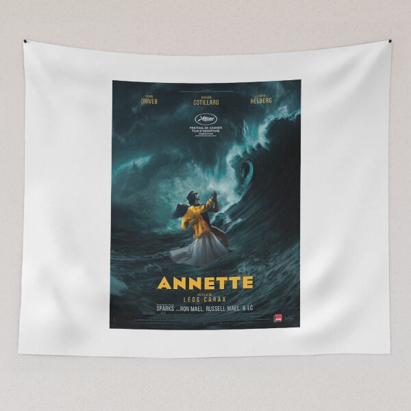 Item preview, A Mysterious Girl With Special Fate Annette Film Cannes Festival 2021 Movie Poster Berlin designed and sold by LocosAnnette.