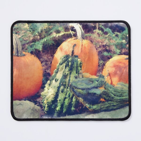 Item preview, Orange Pumpkins and Green Gourds designed and sold by Ollivrosa.