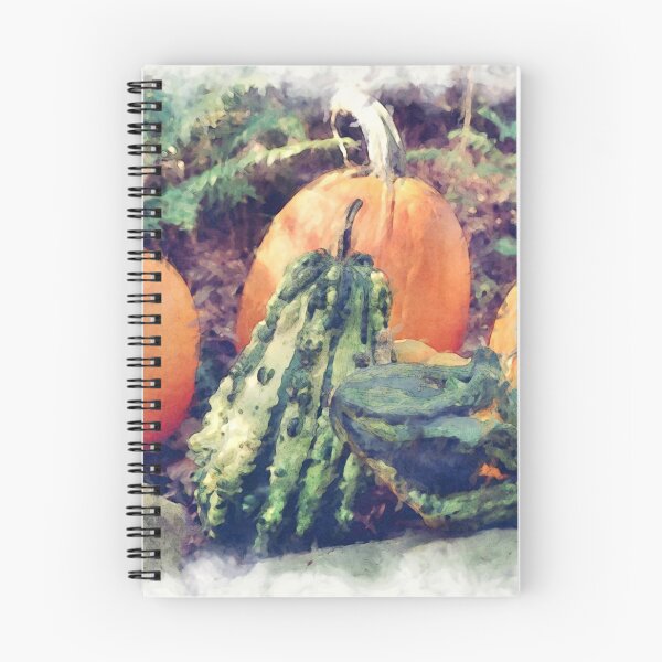 Item preview, Orange Pumpkins and Green Gourds designed and sold by Ollivrosa.