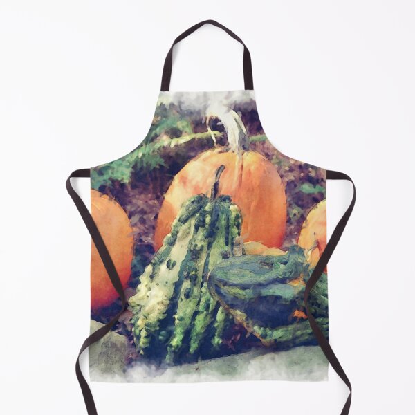 Item preview, Orange Pumpkins and Green Gourds designed and sold by Ollivrosa.