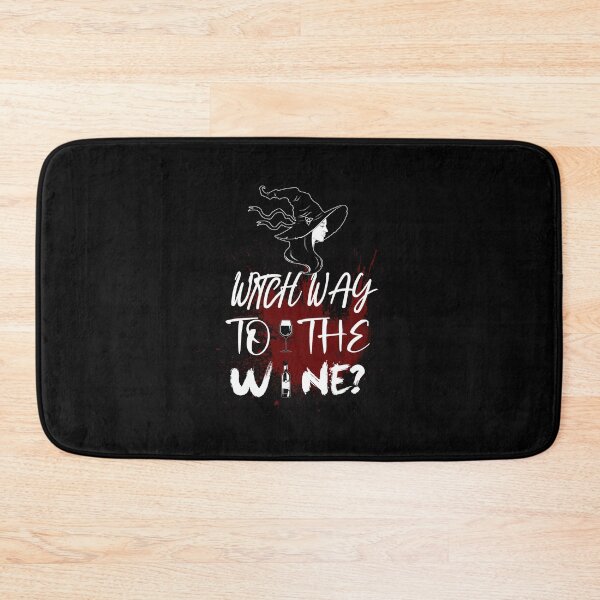 Item preview, Witch Way To The Wine? Funny Halloween Designs designed and sold by anjanaartz.