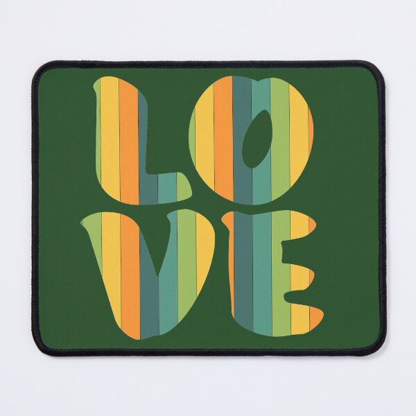 Item preview, Letters spelling LOVE with colorful stripes designed and sold by With My Hands By K.
