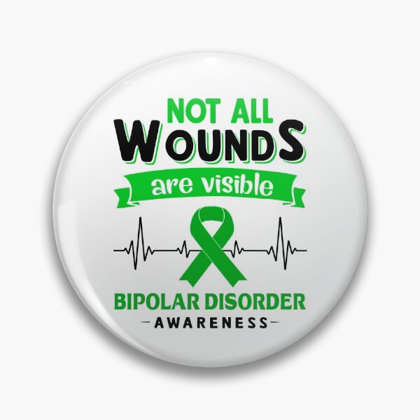 Item preview, Bipolar Disorder Awareness Not All Wounds Are Visible designed and sold by Victormoratalla.
