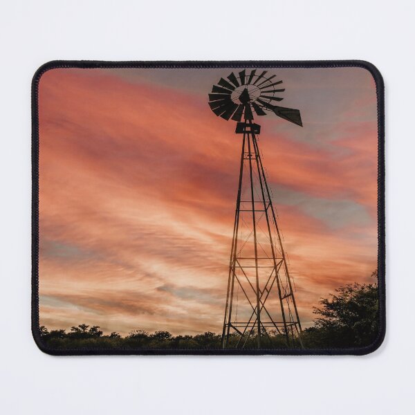 Item preview, Hill Country Sunset Windmill Silhouette designed and sold by JLPhotographer.