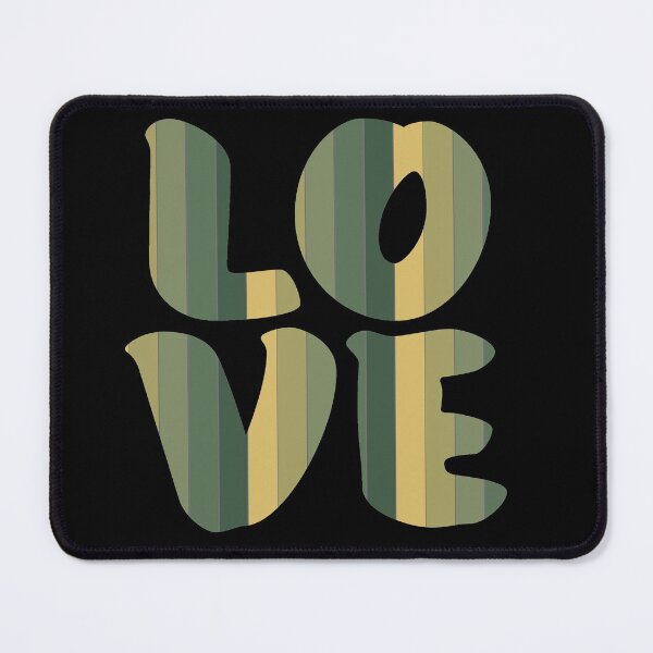Item preview, Letters spelling LOVE with colorful stripes designed and sold by With My Hands By K.