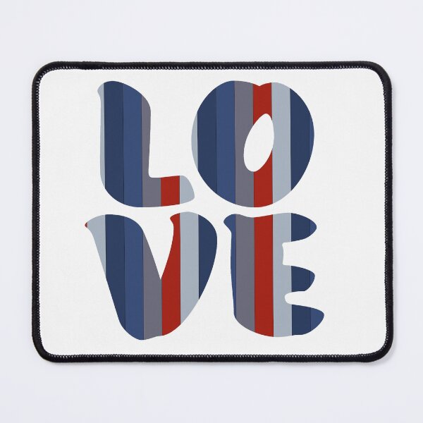 Item preview, Letters spelling LOVE with colorful stripes designed and sold by With My Hands By K.