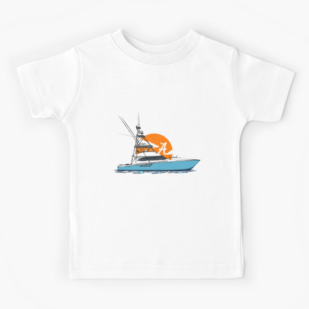 It Just Takes Time Orange Beach Alabama Billfish Kids T-Shirt for Sale by  Michael Garber