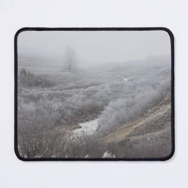 Item preview, Frosty morning in the fog in Kuujjuaq, Nunavik designed and sold by celinebisson.