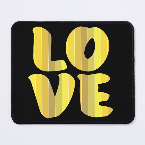 Item preview, Letters spelling LOVE with colorful stripes designed and sold by With My Hands By K.