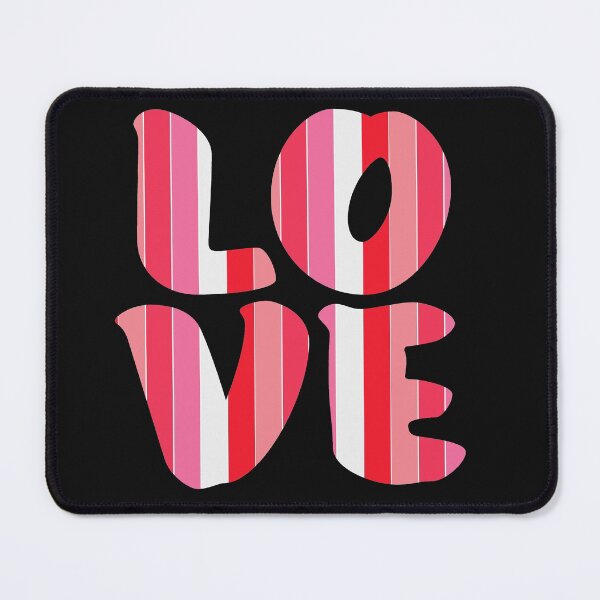 Item preview, Letters spelling LOVE with colorful stripes designed and sold by With My Hands By K.