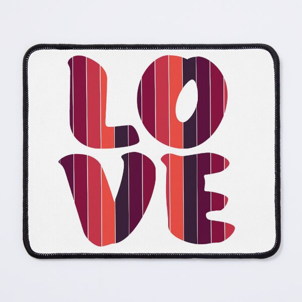 Item preview, Letters spelling LOVE with colorful stripes designed and sold by With My Hands By K.