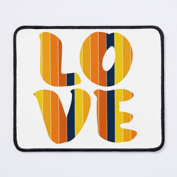 Item preview, Letters spelling LOVE with colorful stripes designed and sold by With My Hands By K.