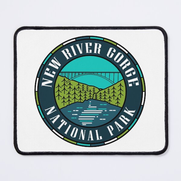 Item preview, New River Gorge National Park Blue designed and sold by VanyaKar.