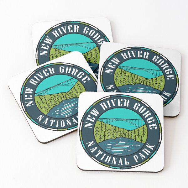 Item preview, New River Gorge National Park Blue designed and sold by VanyaKar.