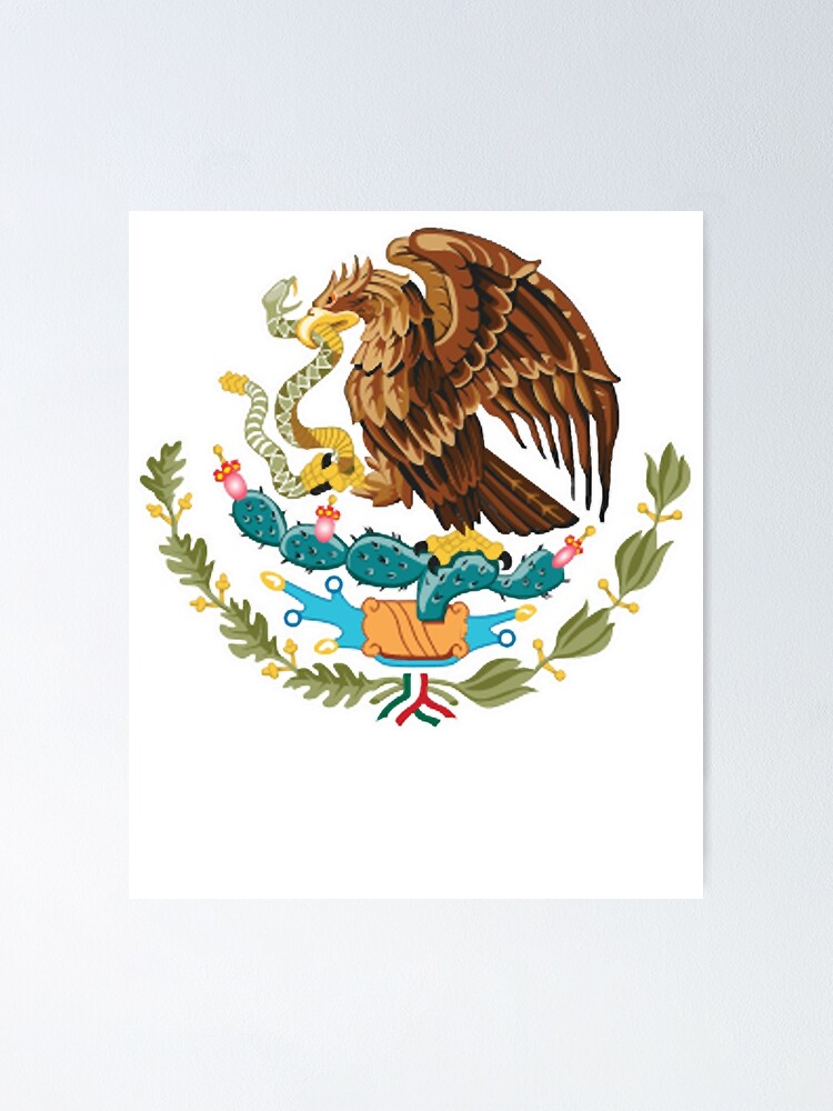 Póster «MÉXICO. MEXICANO. SÍMBOLO DEL ÁGUILA, Bandera Mexicana, Bandera de  México, Bandera de México, Pure & amp; sencillo. C» de gallegosfred |  Redbubble