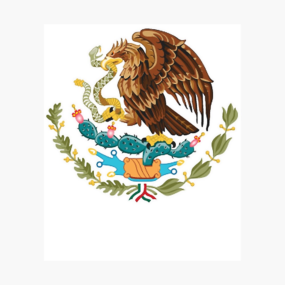 Póster «MÉXICO. MEXICANO. SÍMBOLO DEL ÁGUILA, Bandera Mexicana, Bandera de  México, Bandera de México, Pure & amp; sencillo. C» de gallegosfred |  Redbubble