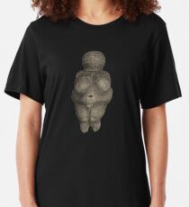 Prehistoric Venus Figurine Slim Fit T-Shirt