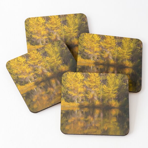 Item preview, Reflections of Autumn, Trees, Pond,  designed and sold by DAM Creative ⭐⭐⭐⭐⭐.